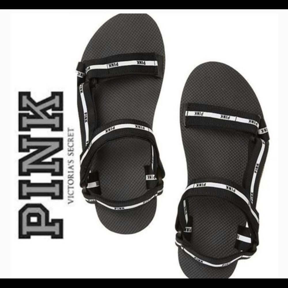 VICTORIA’S SECRET PINK VELCRO SLIDE SIZE LARGE (9/10)